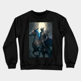 Knight Riding A Wyvern Crewneck Sweatshirt